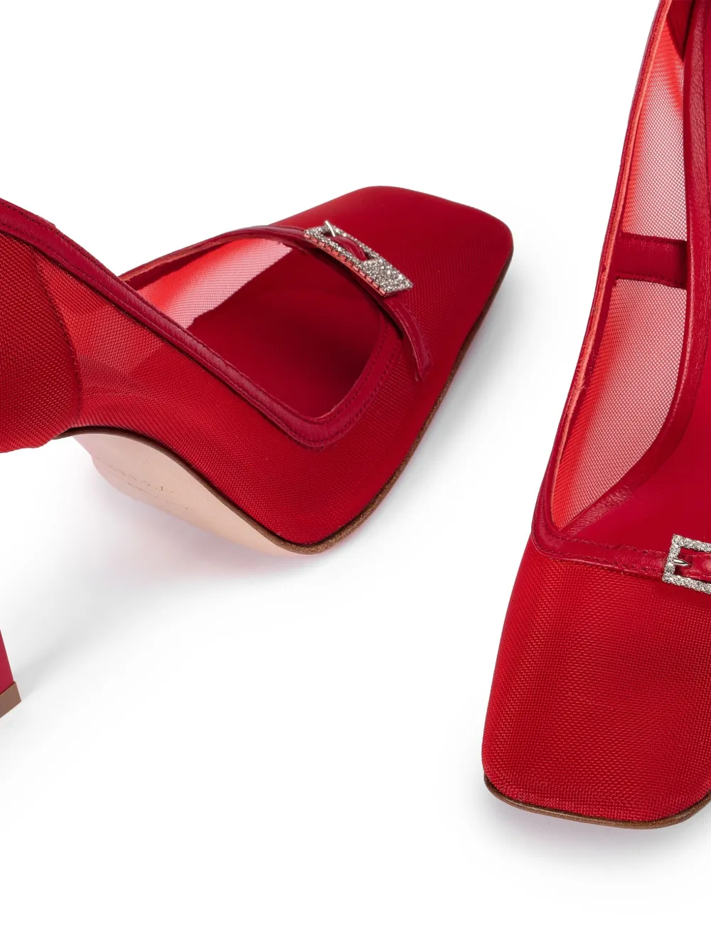 Le Silla 100 mm Vittoria pumps Rood