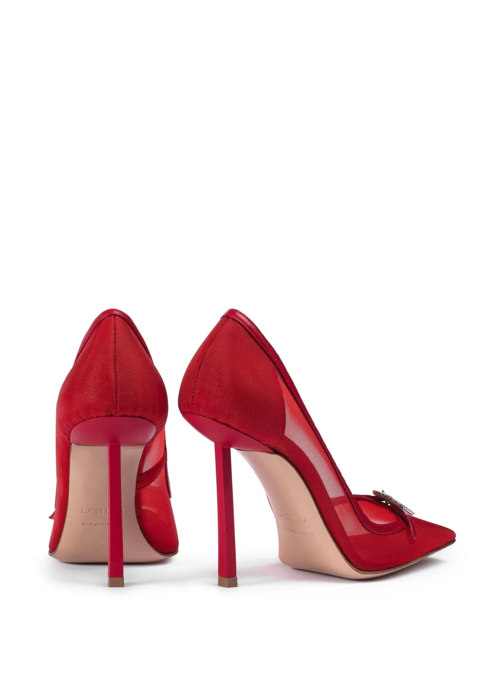 Le Silla 100 mm Vittoria pumps Rood