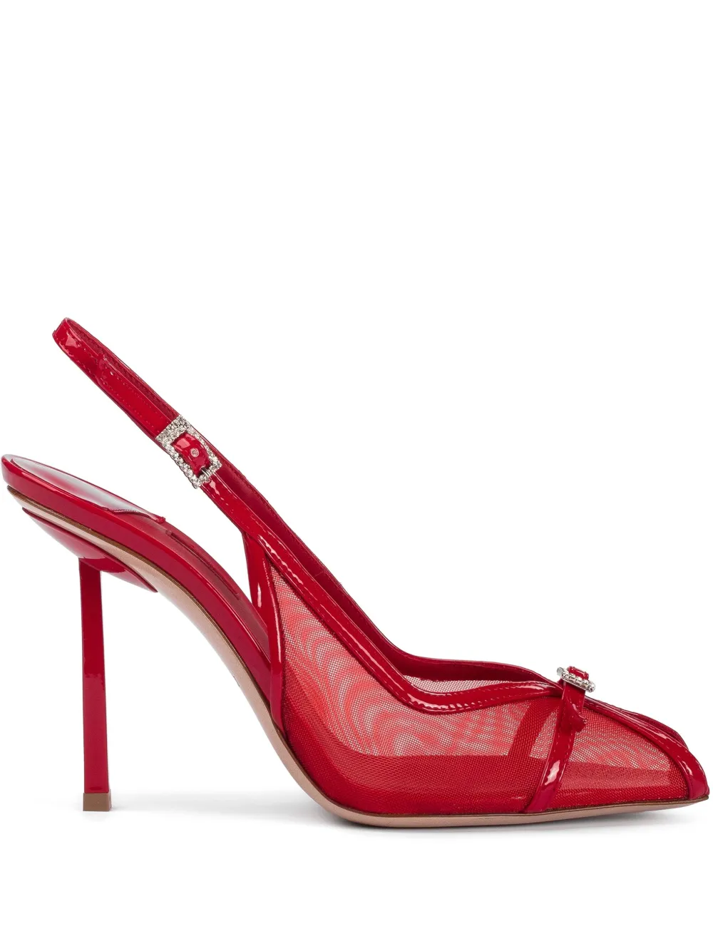 Le Silla 100mm Vittoria pumps Red