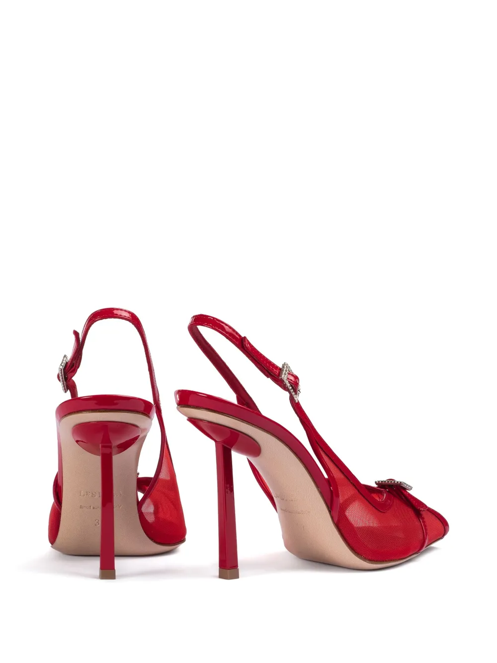 Le Silla 100mm Vittoria pumps Red