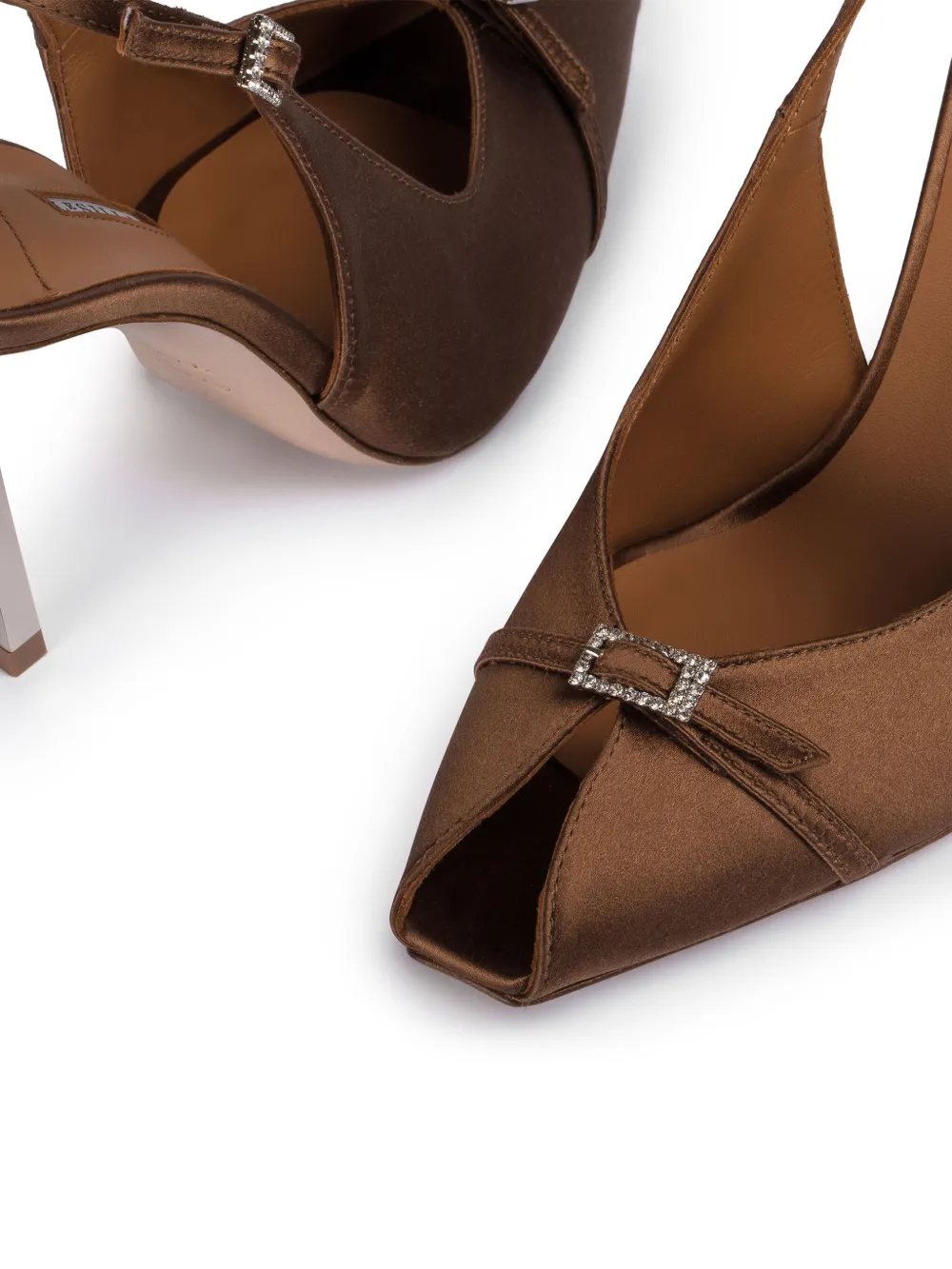 Le Silla 100mm Vittoria pumps Brown