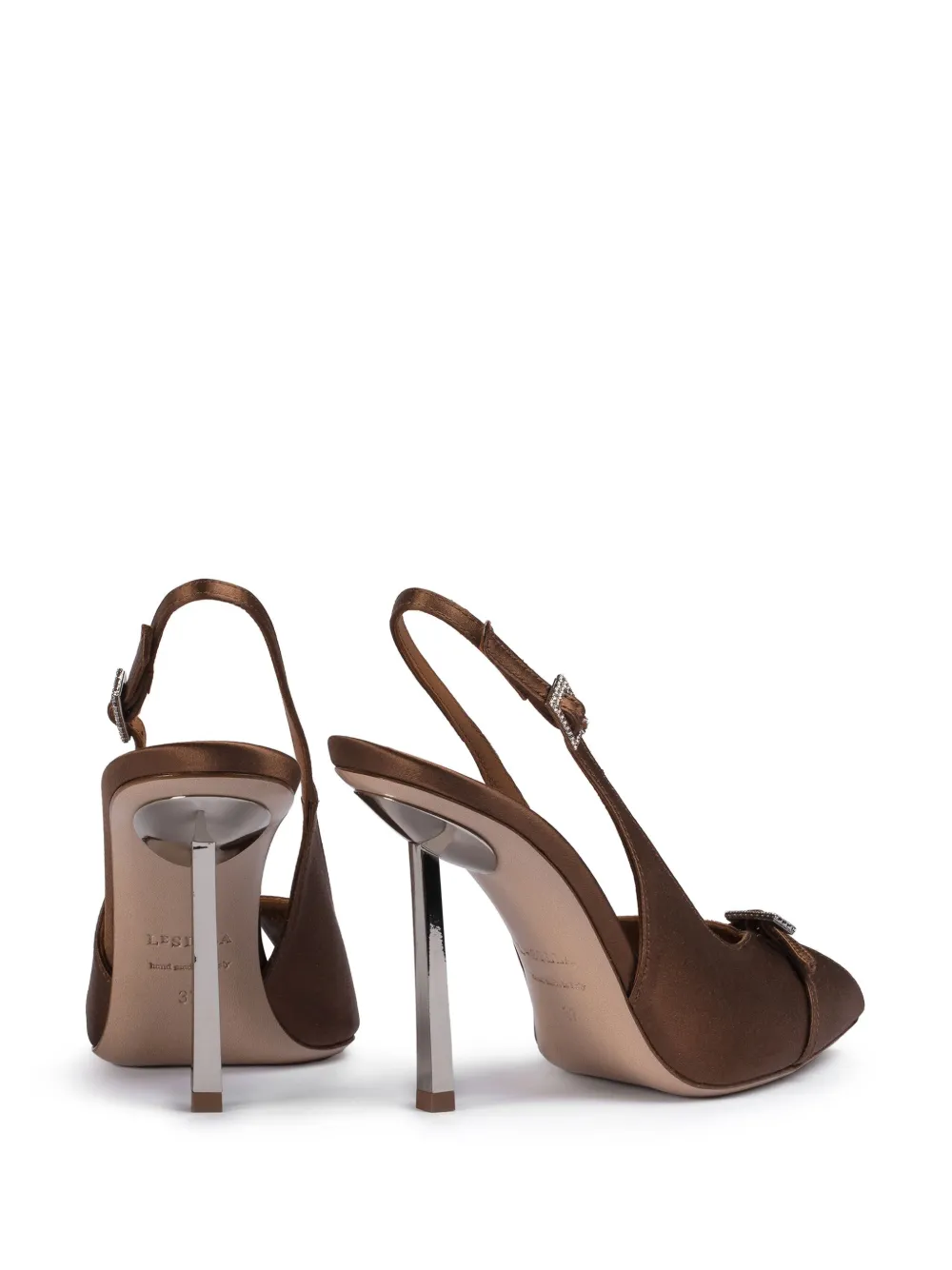 Le Silla 100mm Vittoria pumps Brown