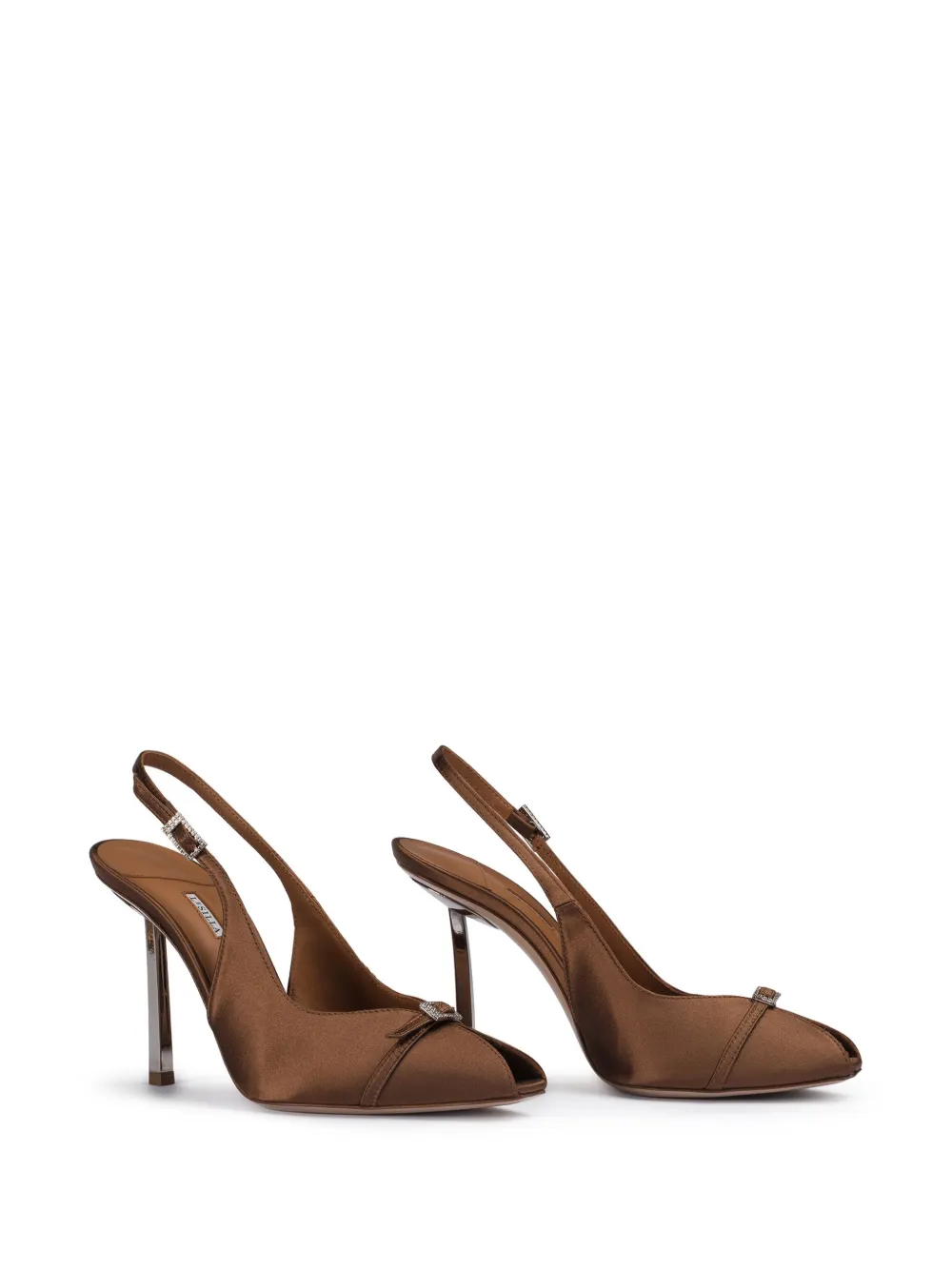 Le Silla 100mm Vittoria pumps Brown