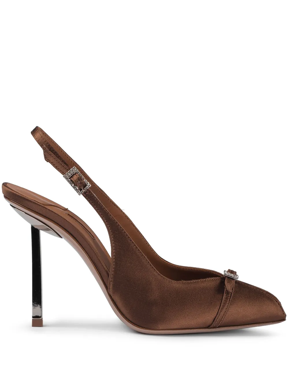 Le Silla 100mm Vittoria pumps Brown