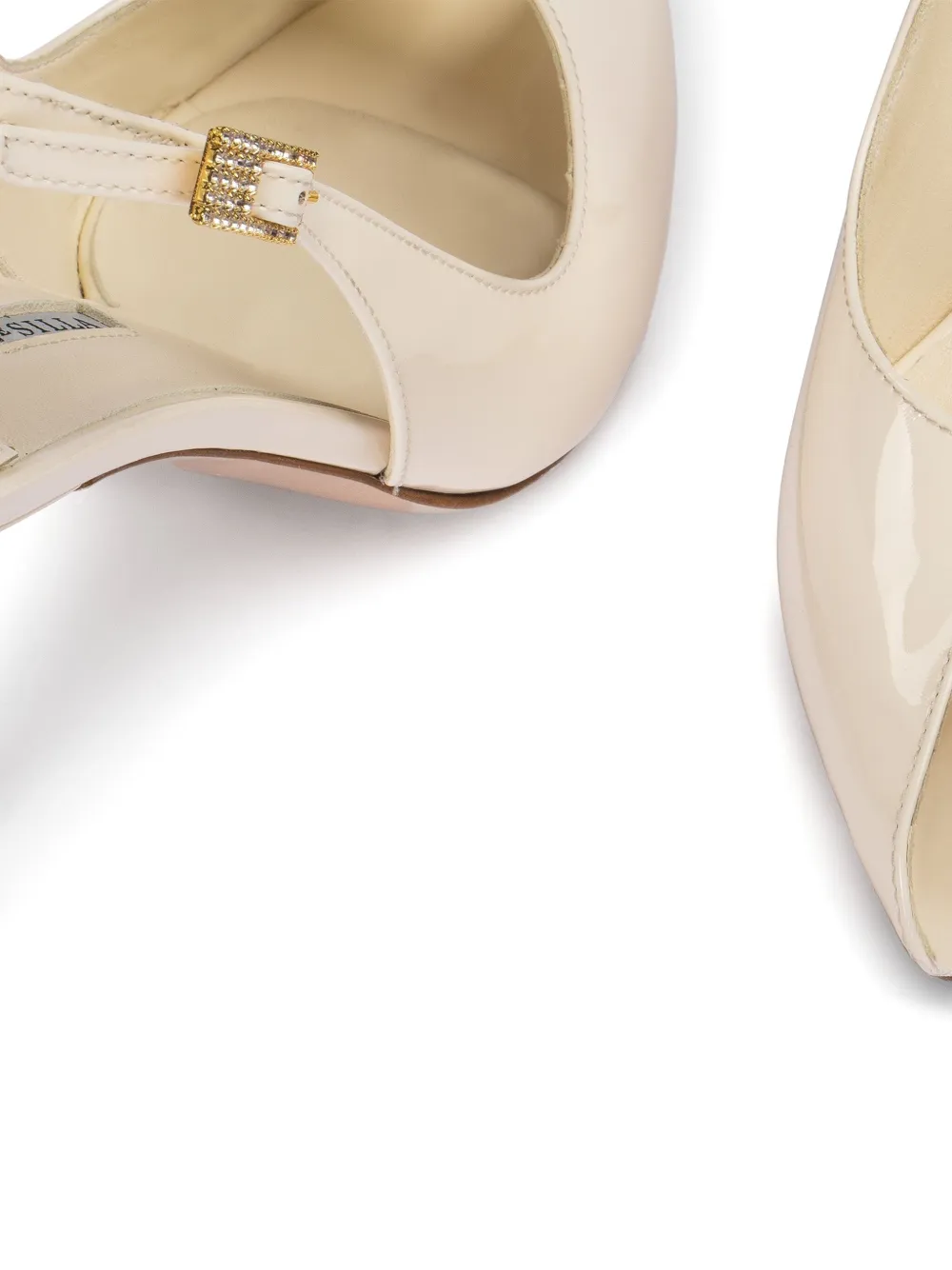 Le Silla 80 mm Clivage pumps Beige