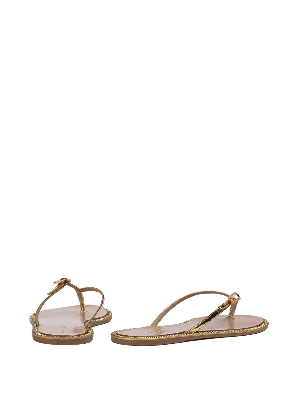 Le Silla Sahara slippers Goud