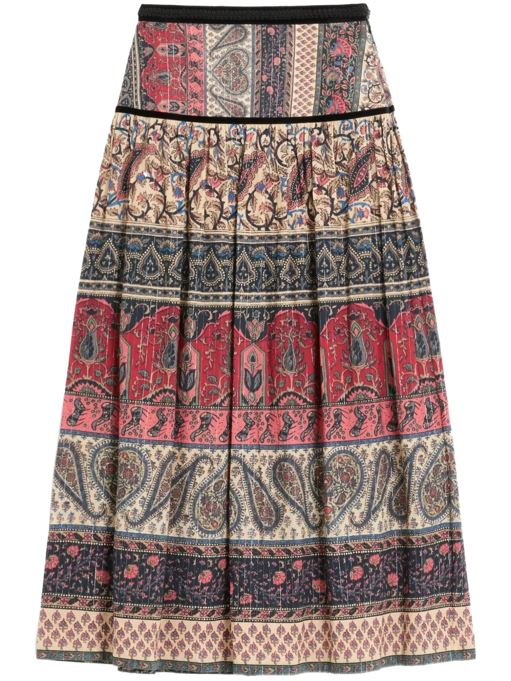 Valentino Garavani Voyage Imaginaire midi-rok met print Beige