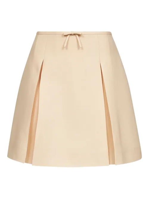 Minijupe Crepe Couture - Valentino Garavani - Modalova