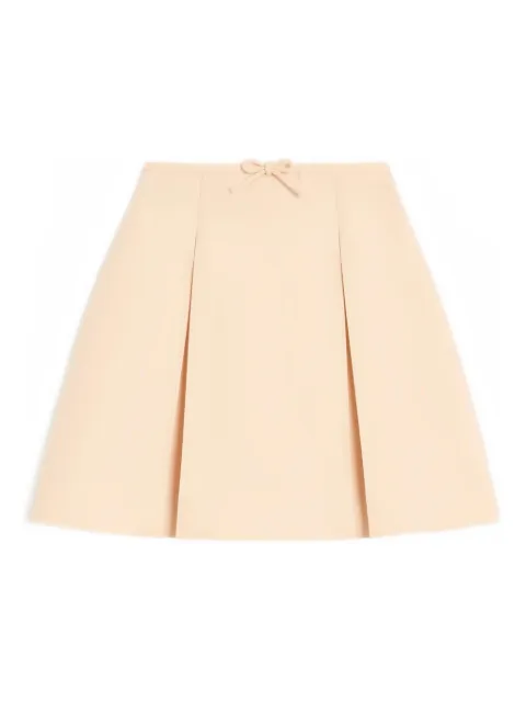 Valentino Garavani falda corta Crepe Couture