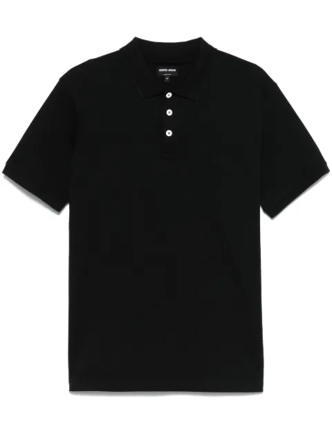 Giorgio Armani playera tipo polo de piqué