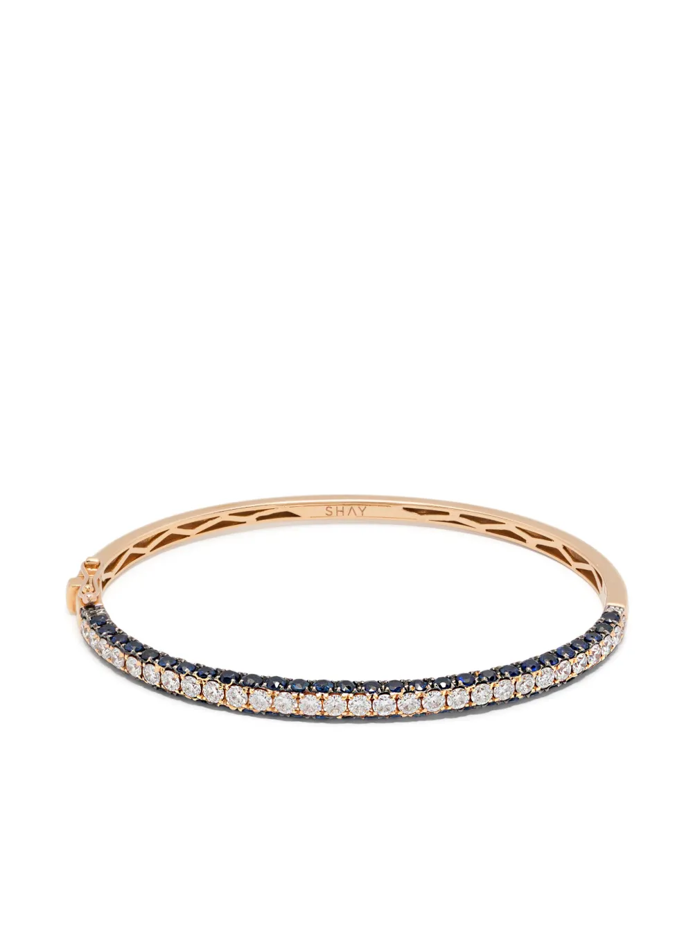 18K rose gold sapphire bracelet