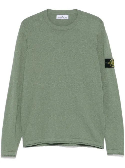 Sweat en coton à patch Compass - Stone Island - Modalova