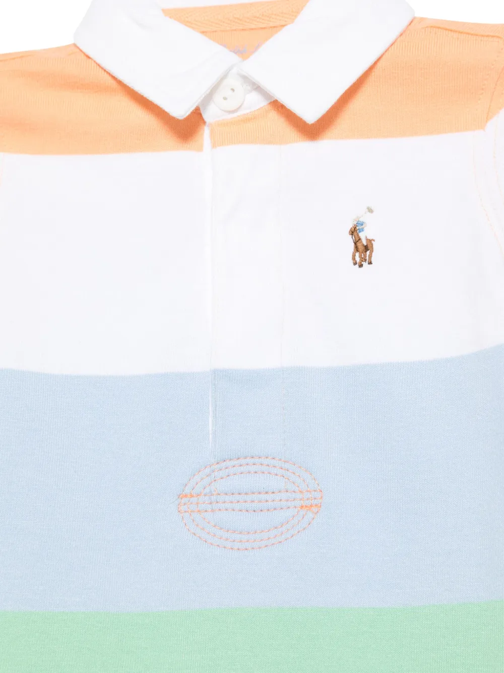 POLO RALPH LAUREN KIDS Polo Pony romper Oranje