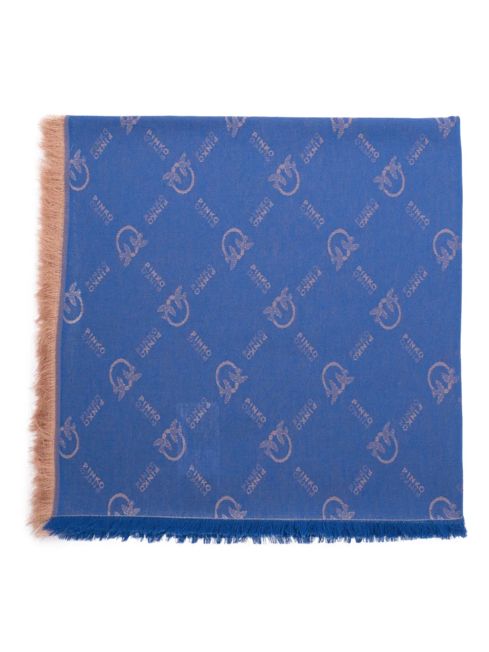 logo-jacquard scarf