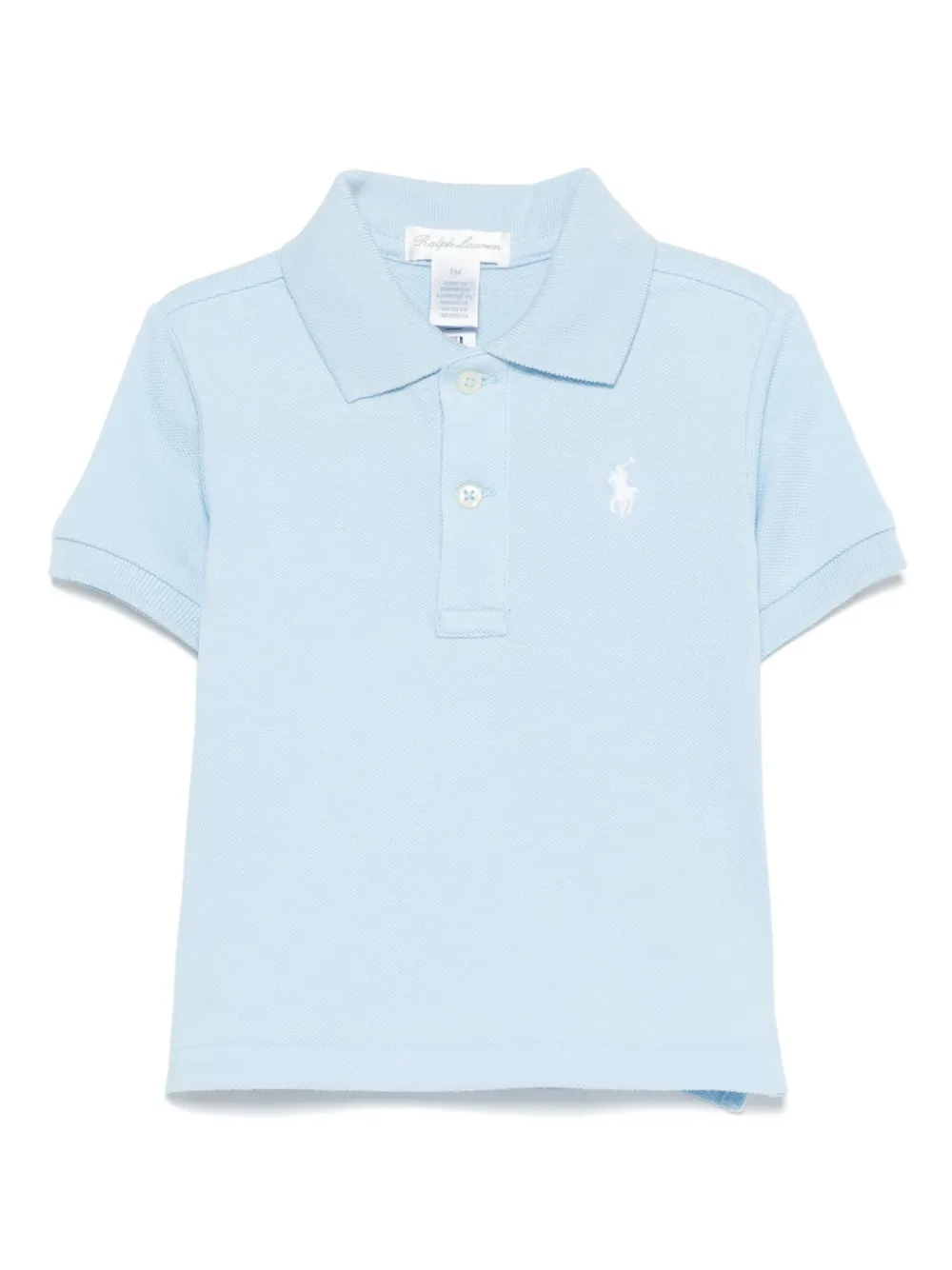 POLO RALPH LAUREN KIDS Poloshirt met print Blauw