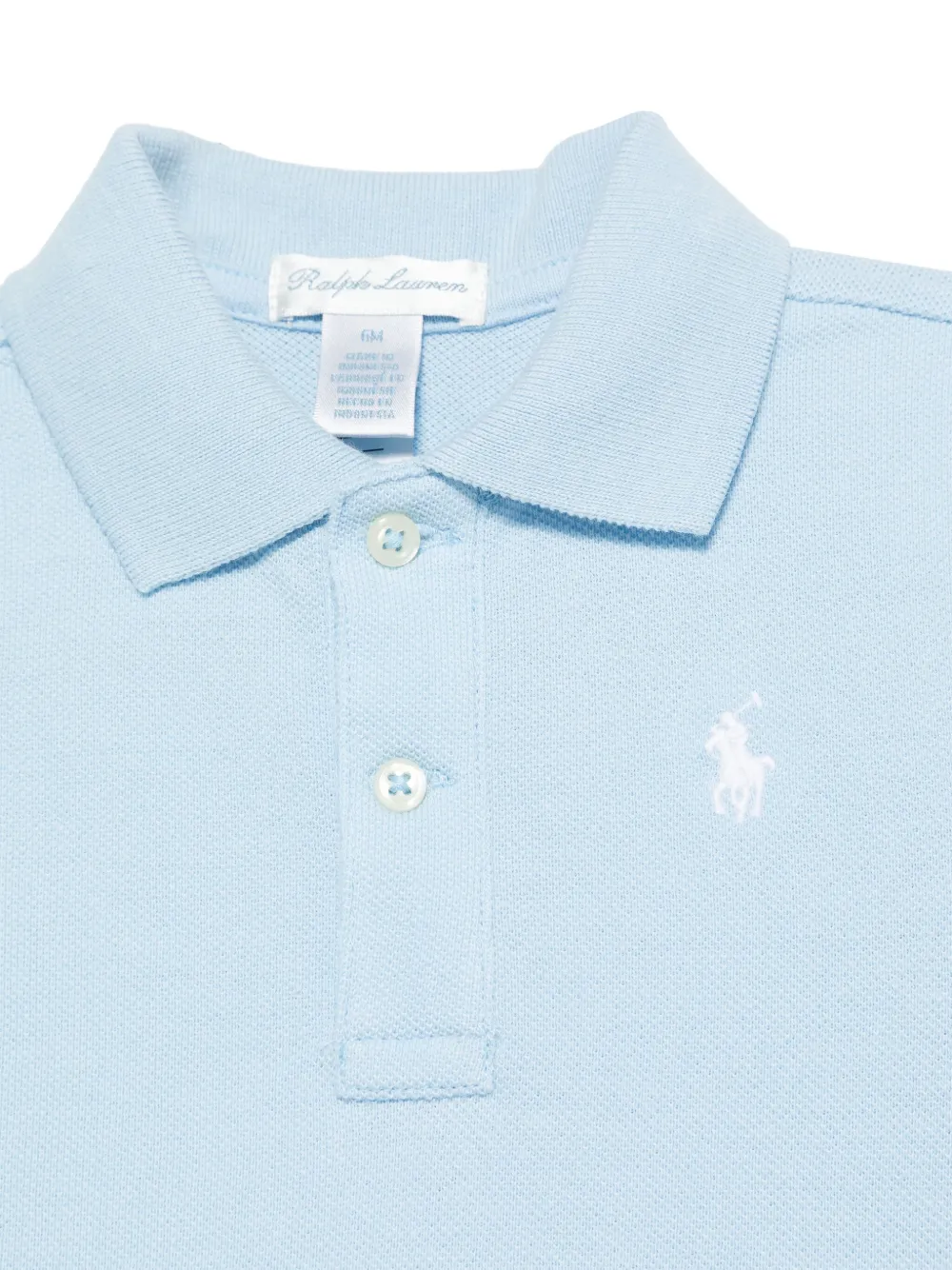 POLO RALPH LAUREN KIDS Poloshirt met print Blauw