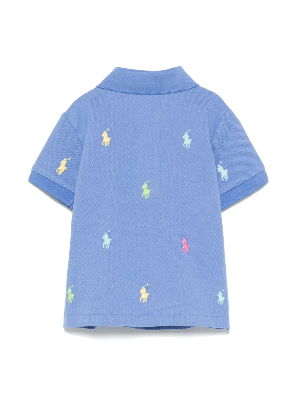 POLO RALPH LAUREN KIDS Poloshirt met print - Blauw