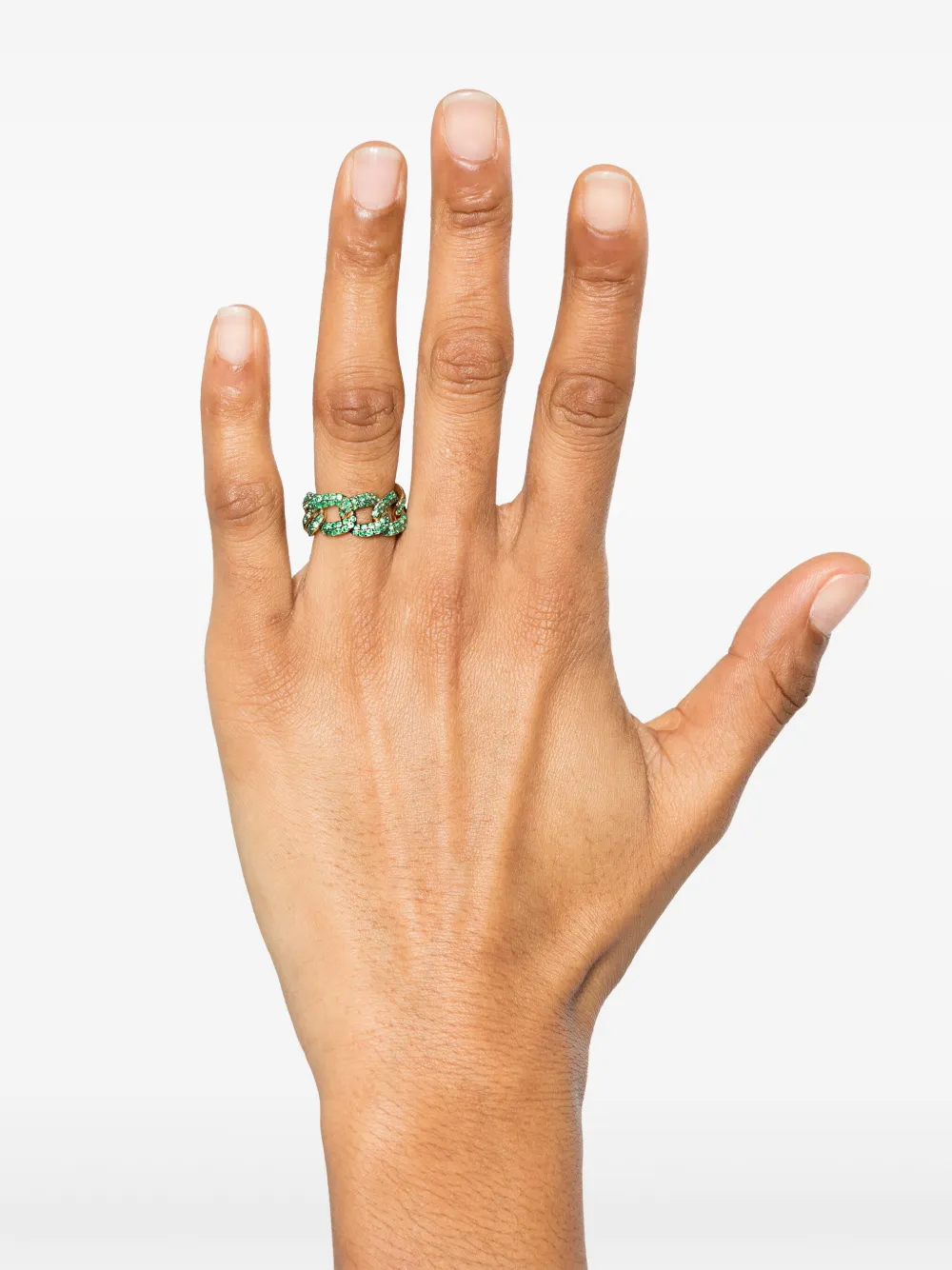 SHAY smaragdring i 18K gult guld | Image 2