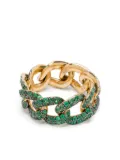 SHAY 18K yellow gold emerald ring