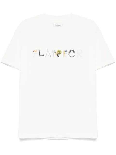 FLÂNEUR playera con logo estampado
