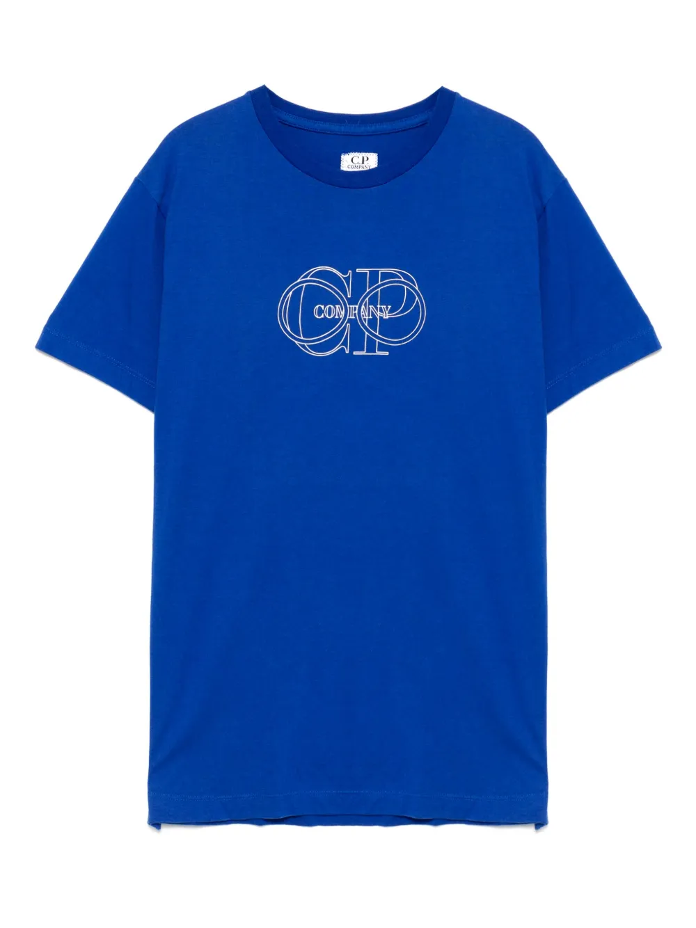 C.P. Company Kids T-shirt met logoprint Blauw