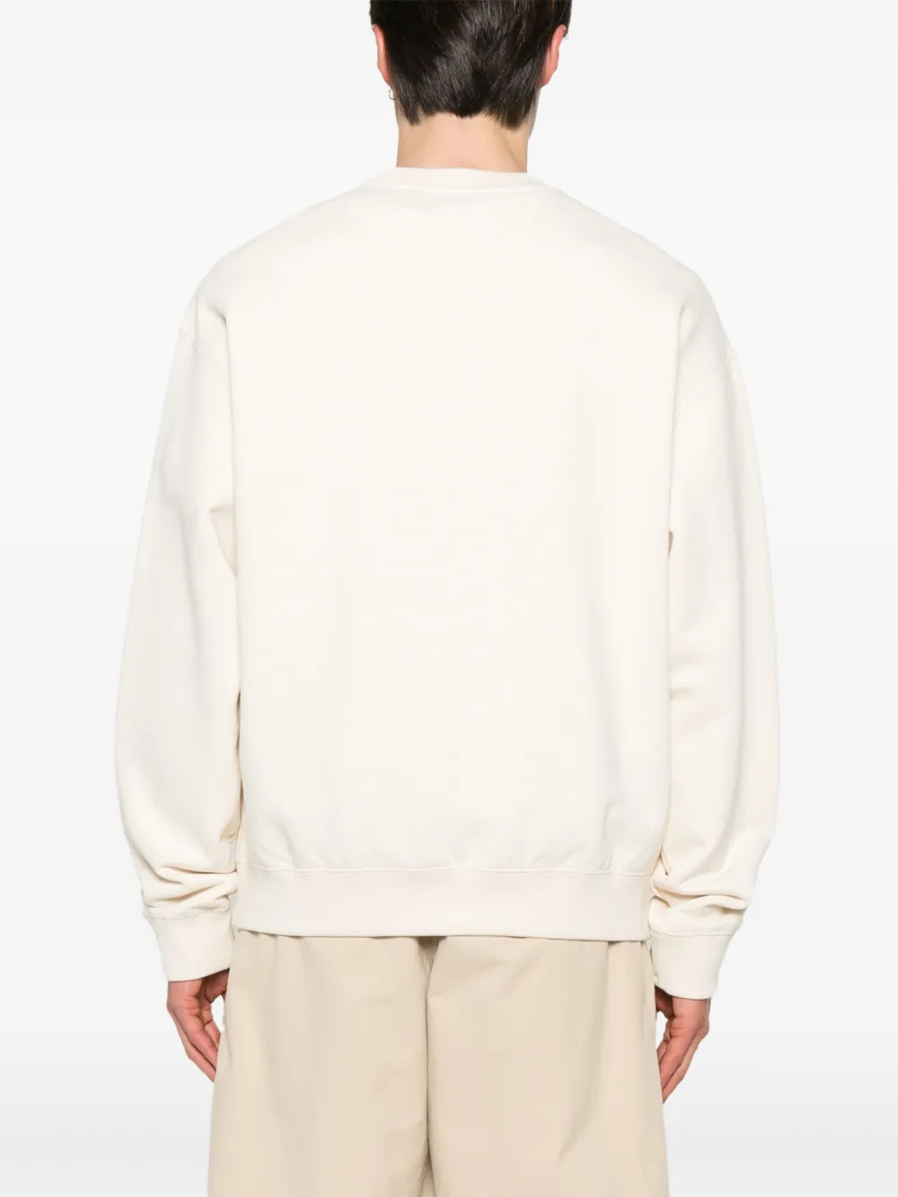 Jil Sander Sweater met logoprint Beige