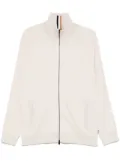 BOSS zip-up cardigan - White