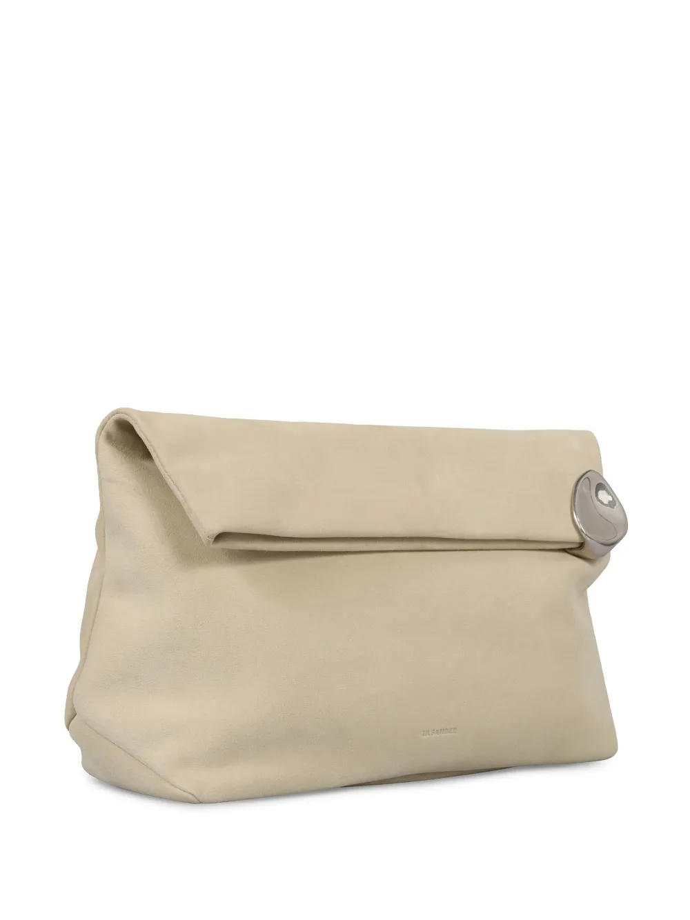 Jil Sander Jewel clutch Beige