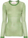 Valentino Garavani striped sweater - Green