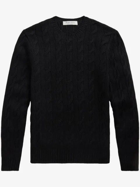 Ralph Lauren Purple Label cable-knit cashmere jumper