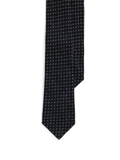 Ralph Lauren Purple Label patterned-jacquard tie