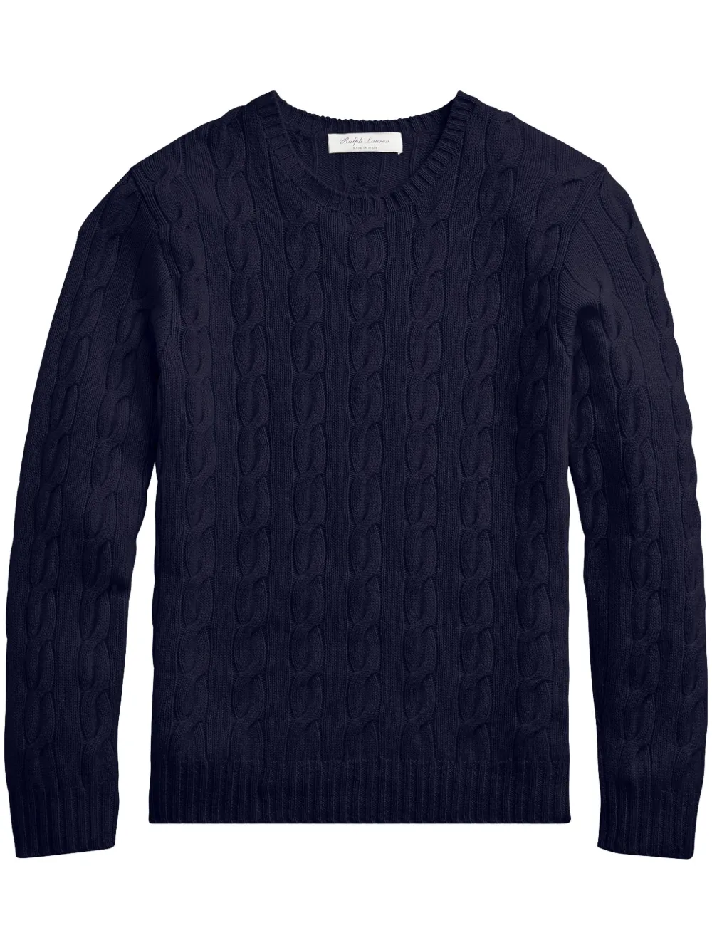Ralph Lauren Purple Label cable-knit cashmere sweater | Blue | Image 1