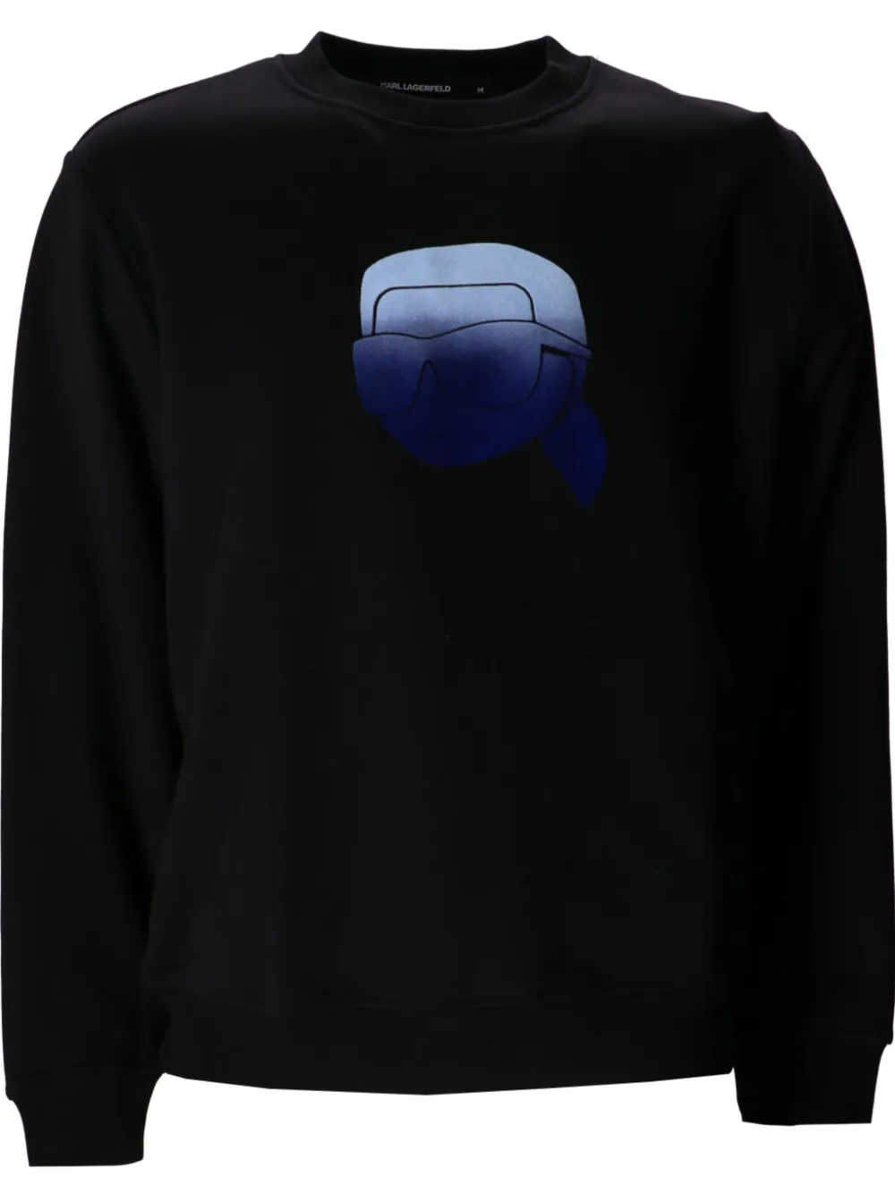 Karl Lagerfeld sudadera con cuello redondo | negro | Image 1