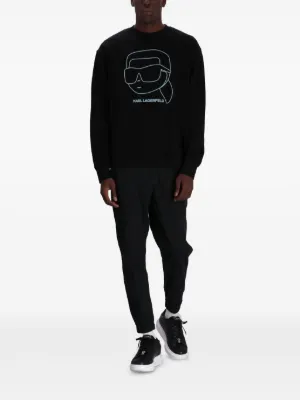 KARL LAGERFELD カル フリント クルネック スウェットシャツ Karl Lagerfeld （カール ラガーフェルド）メンズ トレーナー