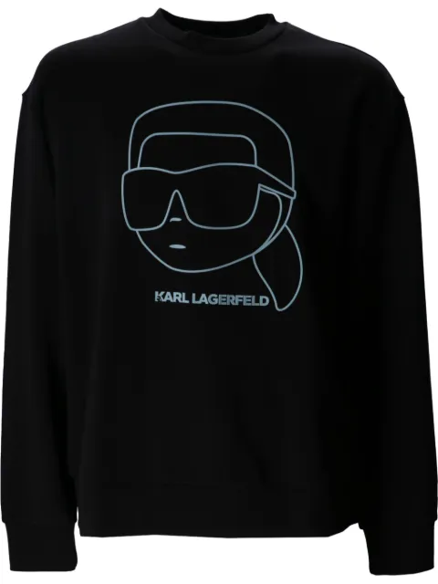 Karl Lagerfeld sudadera con cuello redondo