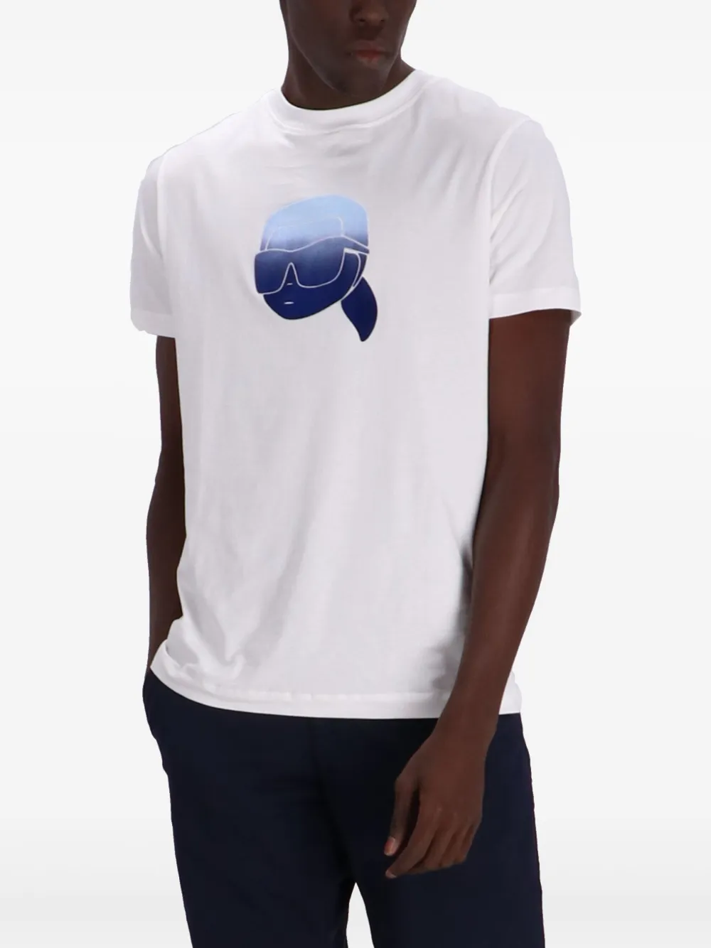Karl Lagerfeld Ikon T-shirt Wit