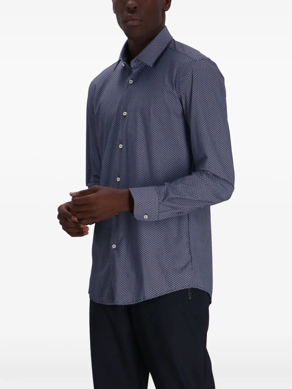 BOSS P Hank S Kent C1 222 overhemd Blauw