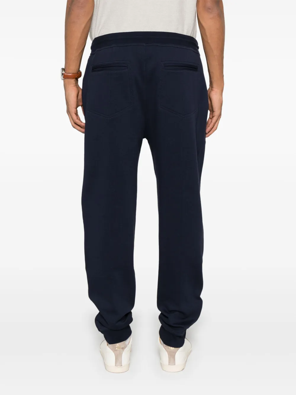 Brunello Cucinelli Trainingsbroek met contrasterende afwerking Blauw