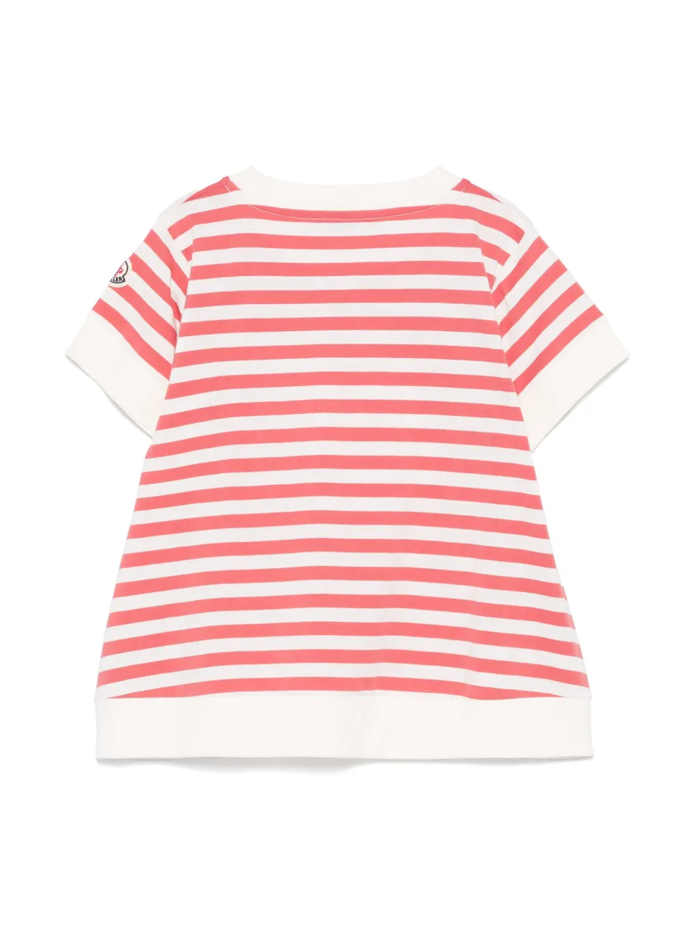 Moncler Enfant Gestreept T-shirt - Rood