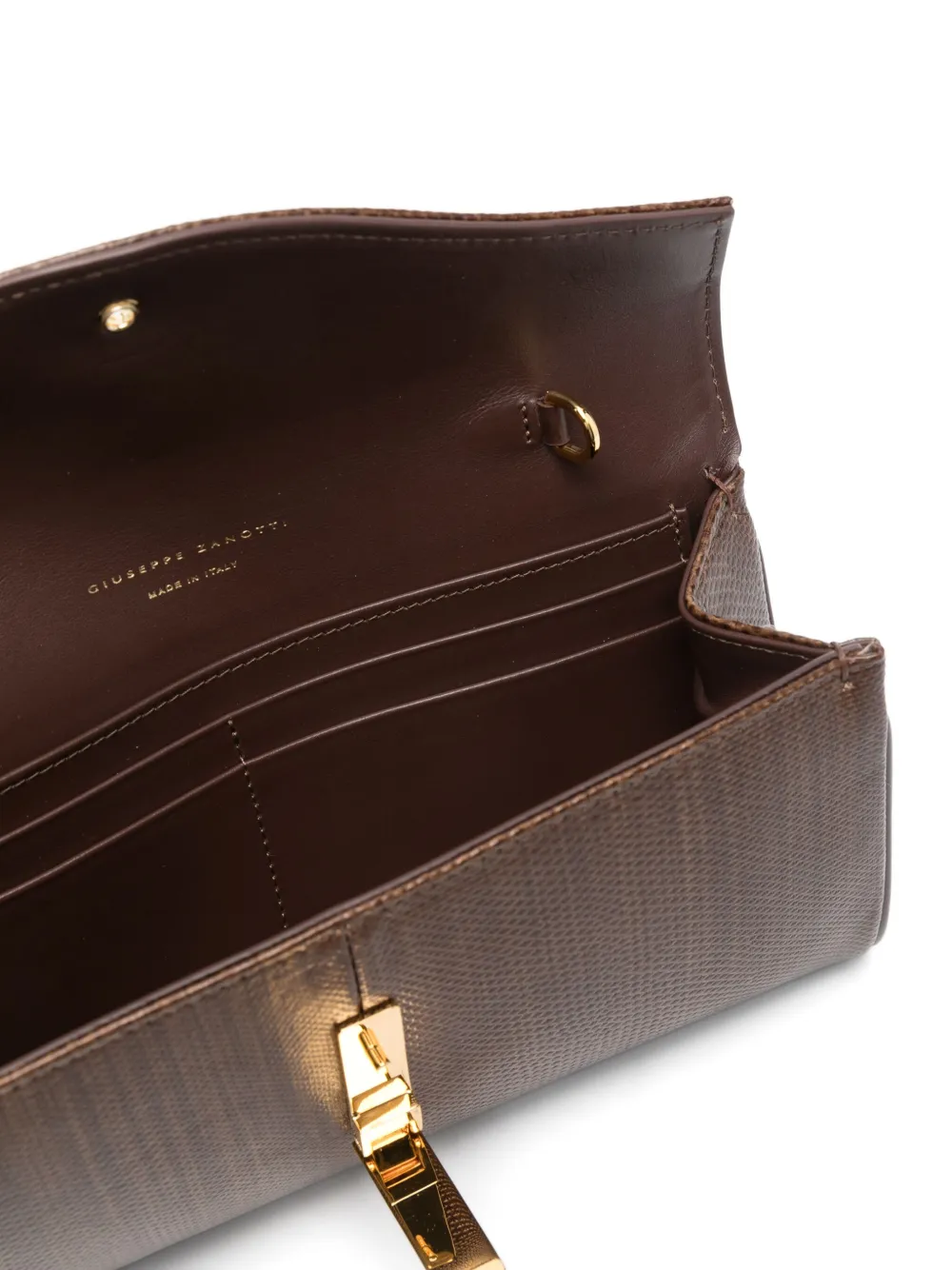 Giuseppe Zanotti Flutie clutch Bruin
