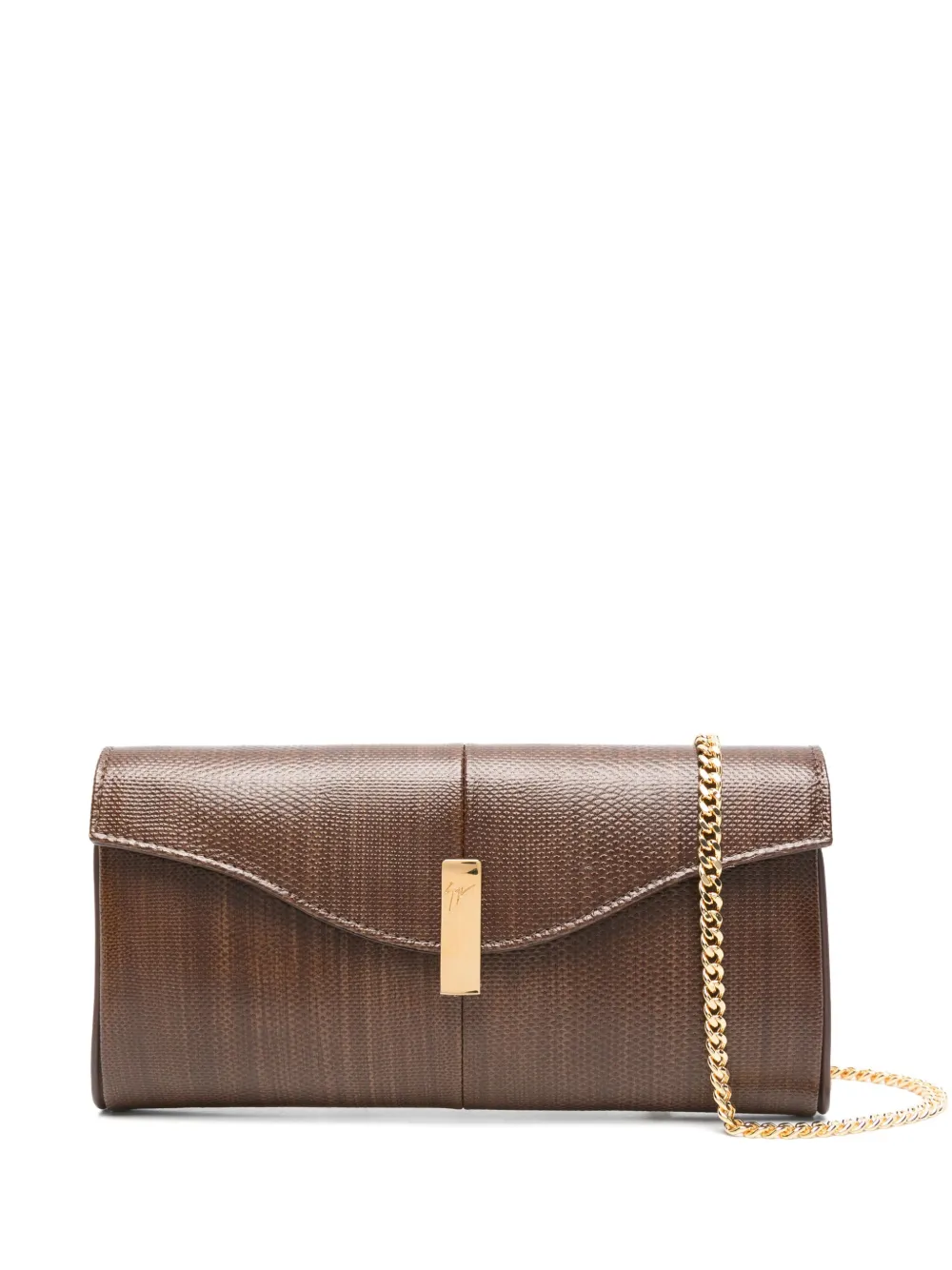 Giuseppe Zanotti Flutie clutch Bruin