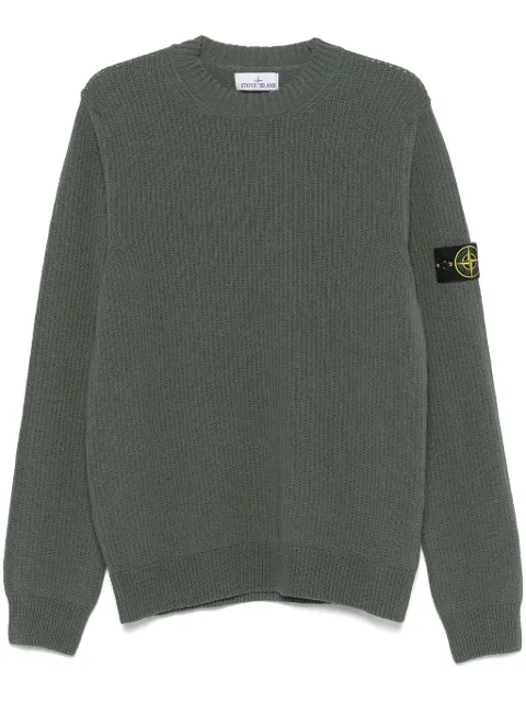 Stone Island suéter con distintivo Compass