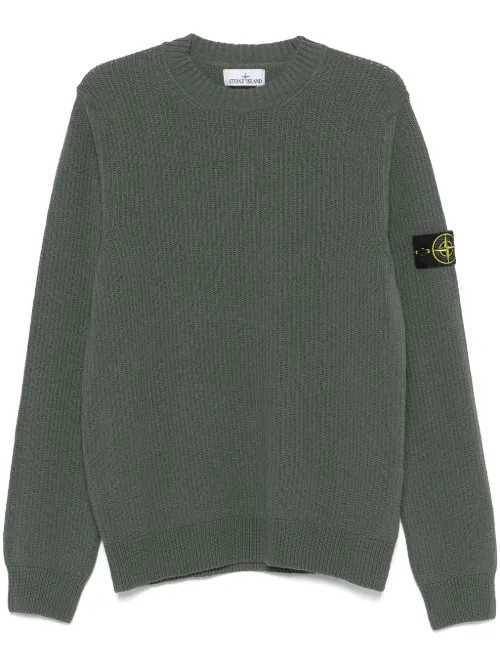 Sweat en coton à patch Compass - Stone Island - Modalova