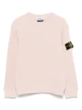 Stone Island Junior Compass-badge sweatshirt - Pink