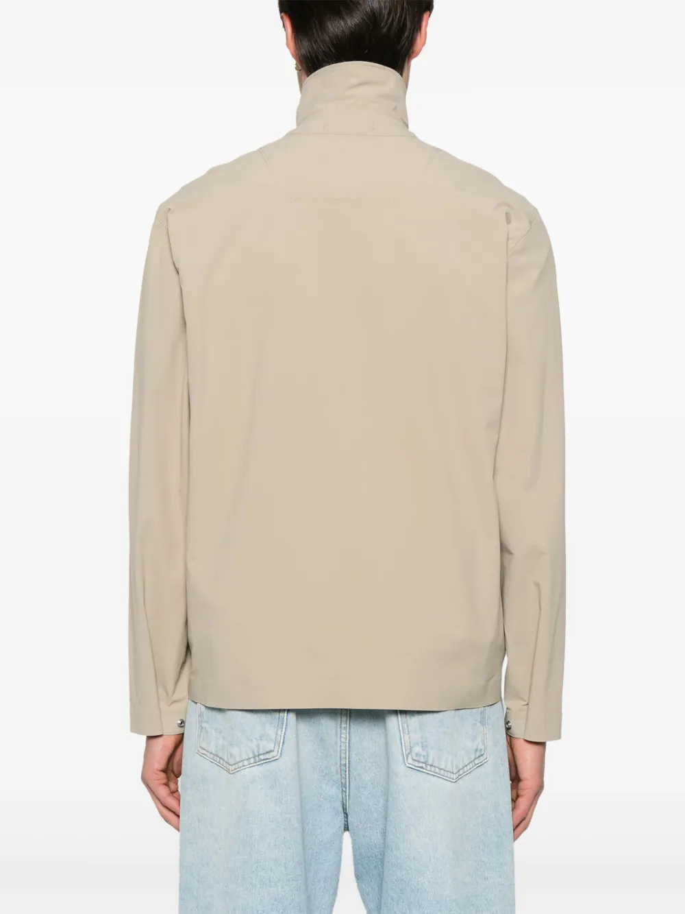 Stone Island Overhemd met geborduurd logo Bruin