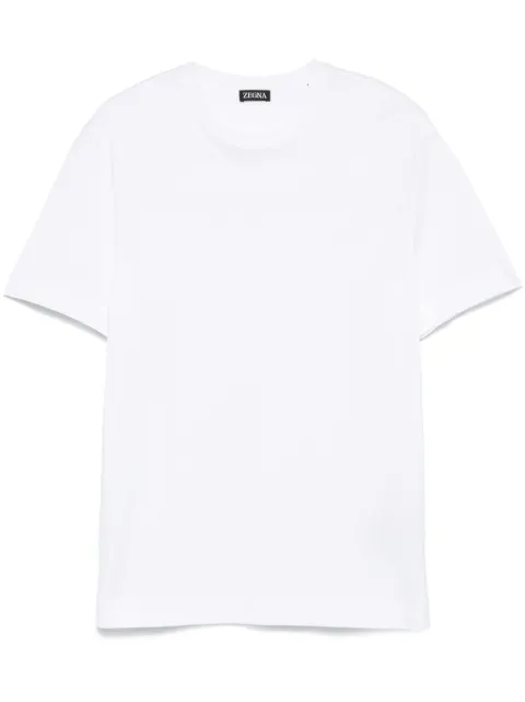 Zegna logo-embroidered T-shirt
