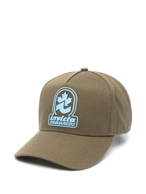 DSQUARED2 rubberised-logo cap