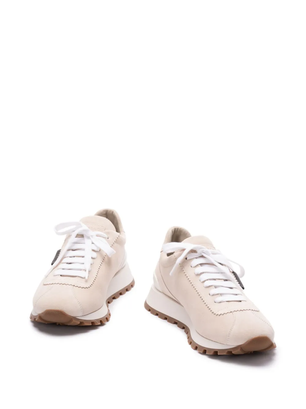 Brunello Cucinelli suede sneakers - Beige