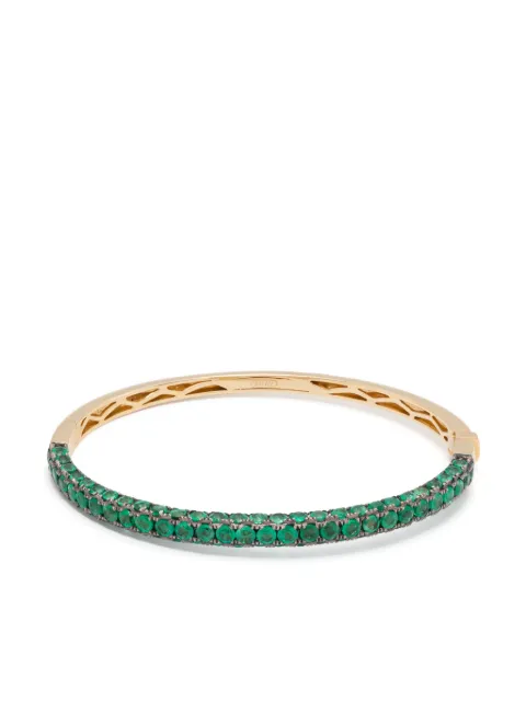 SHAY 18K yellow gold emerald bracelet