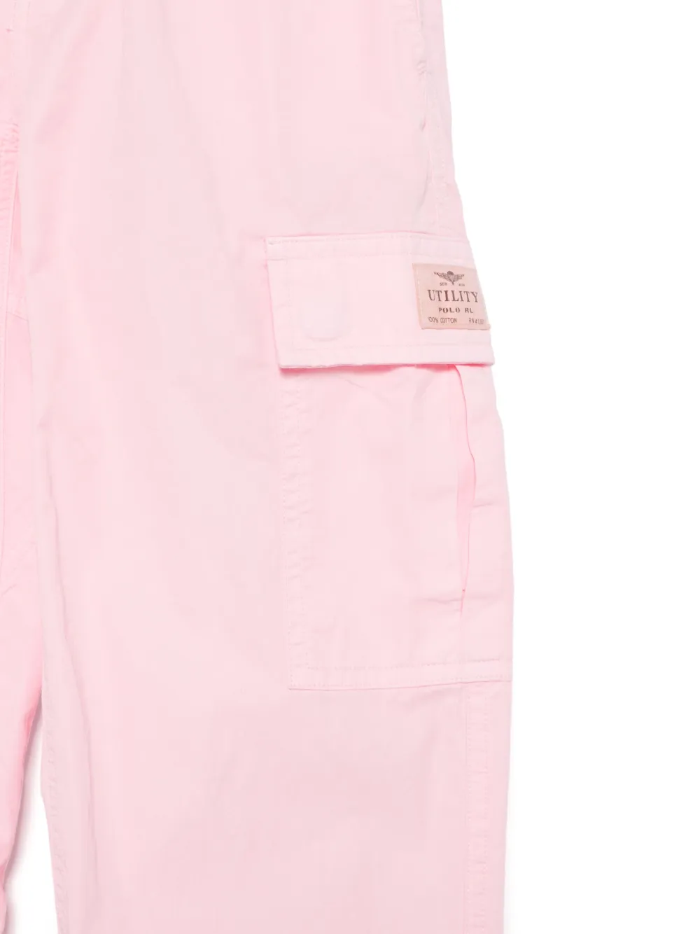 POLO RALPH LAUREN KIDS Cargo broek met logopatch Roze